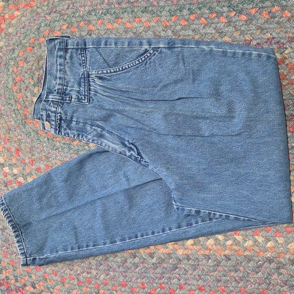80s Pleated High Rise Baggy Jeans